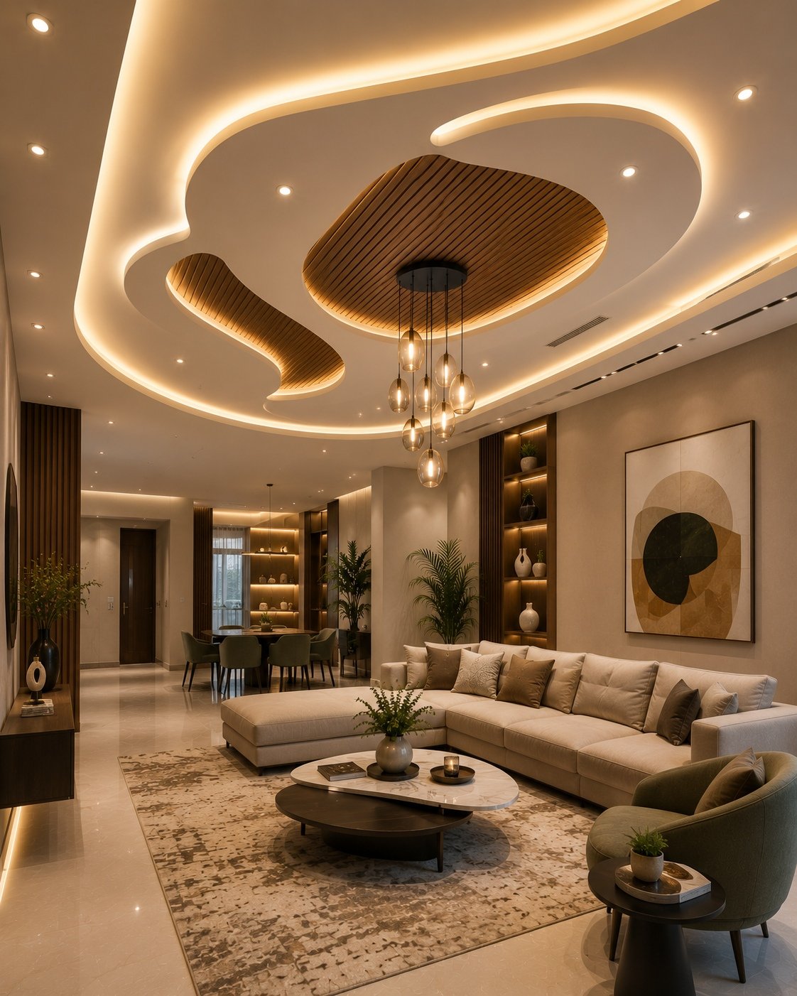 Luxury false ceiling
