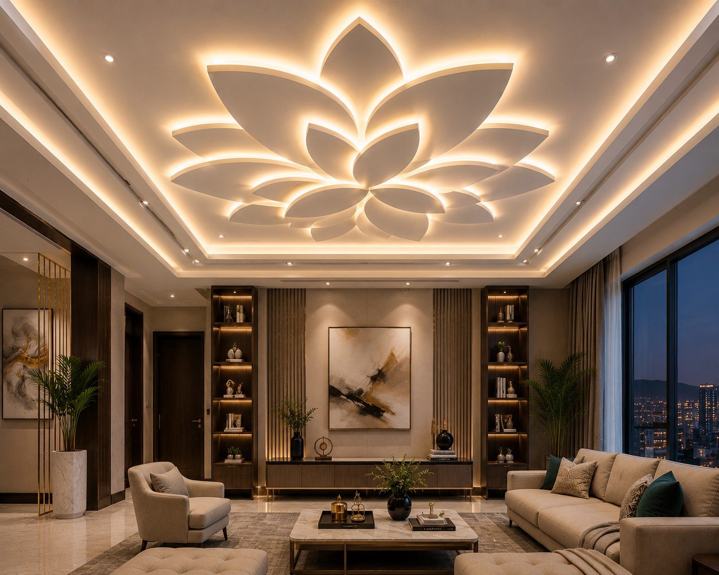 Designer false ceiling lighting