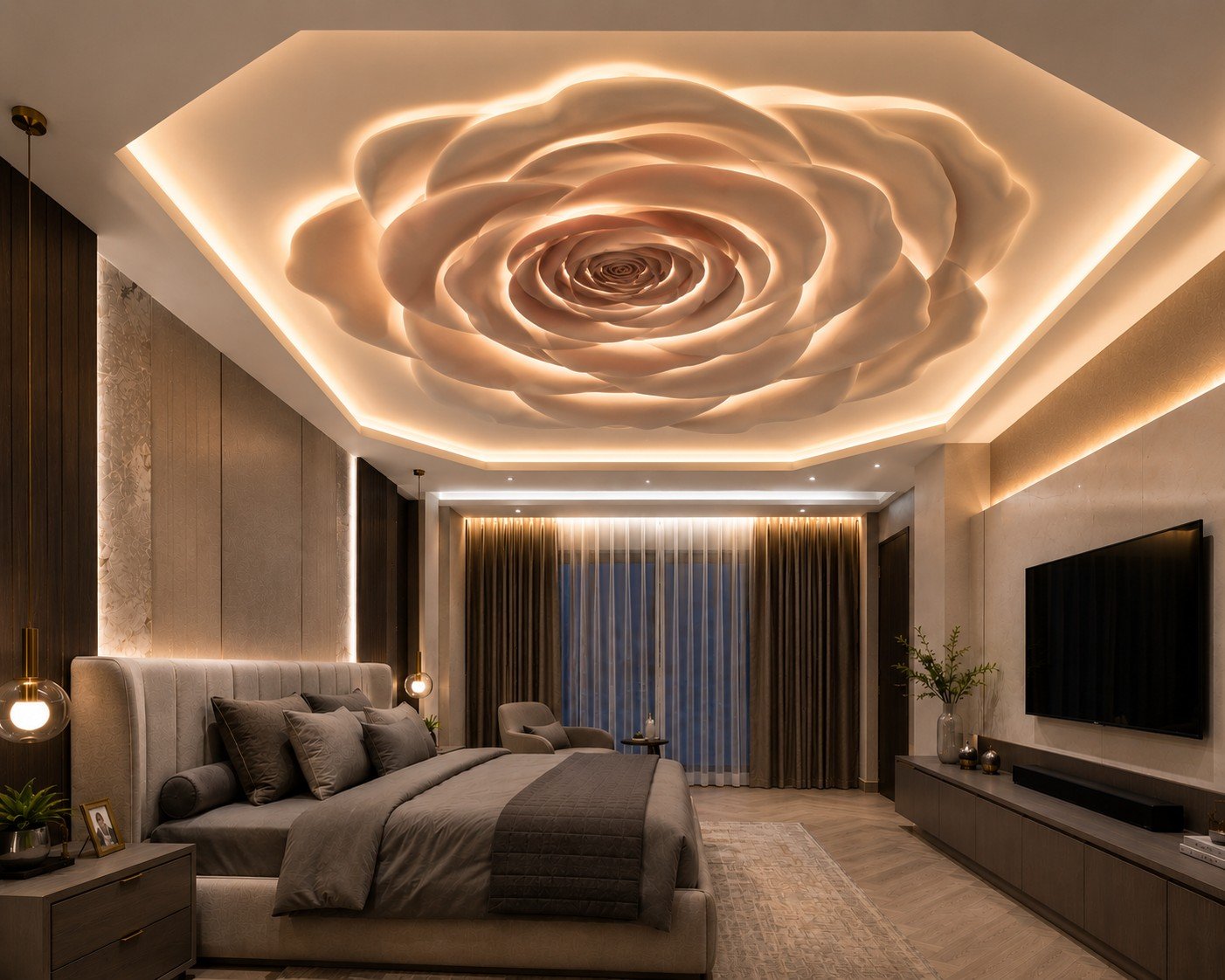 Minimalist ceiling design
