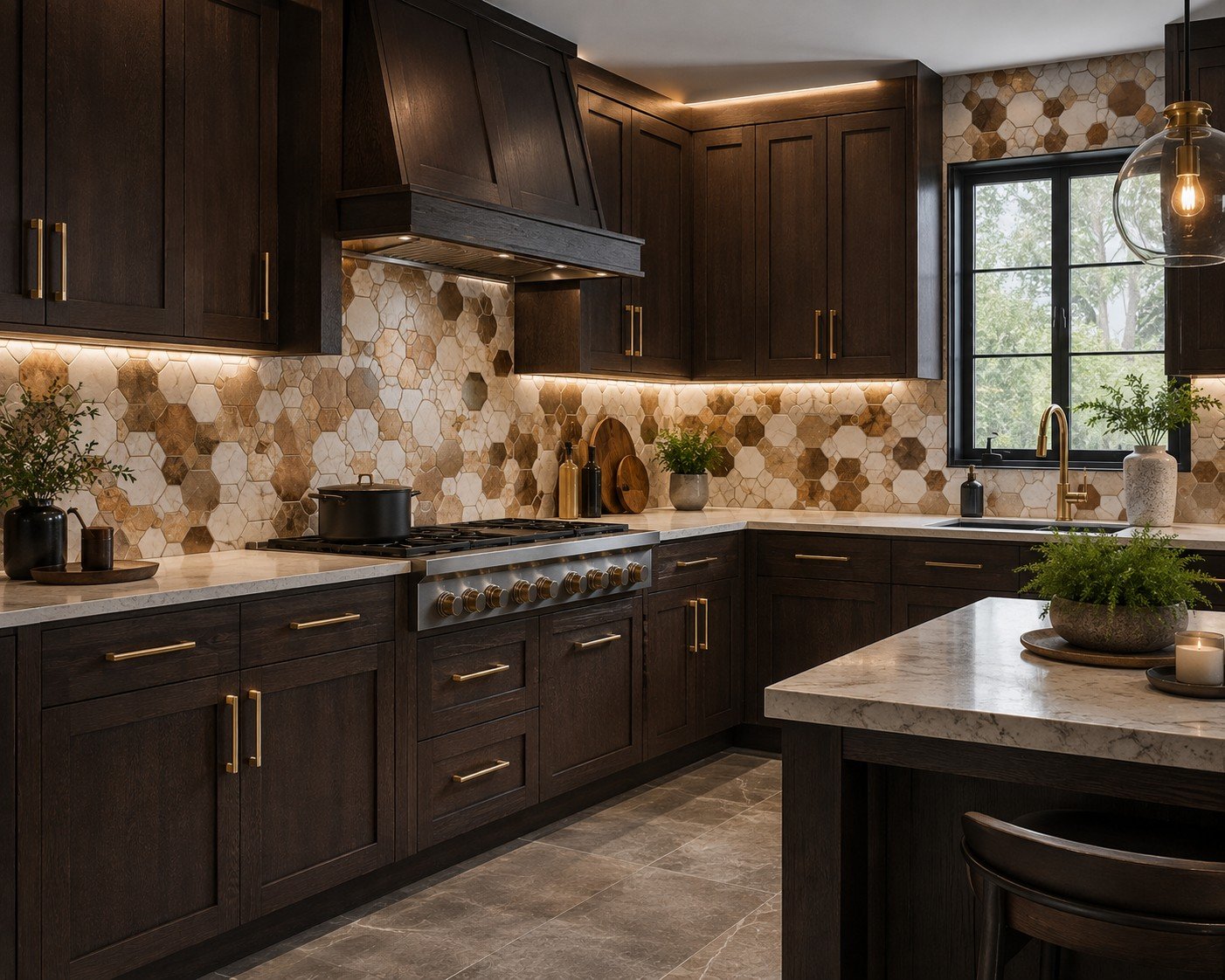 High-end kitchen interior