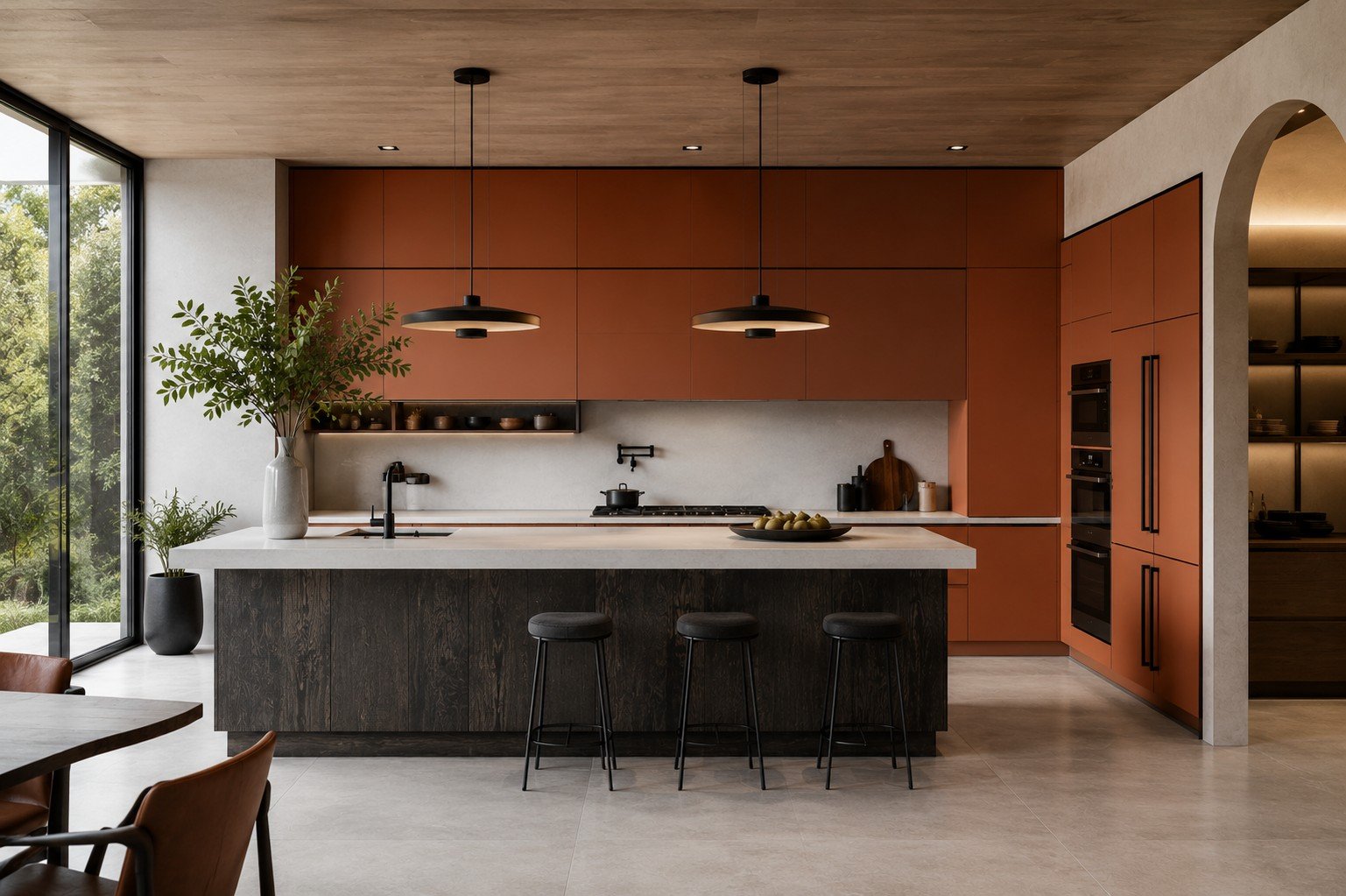 High-end kitchen interior