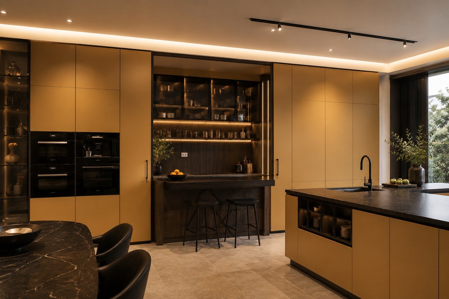 High-end kitchen interior