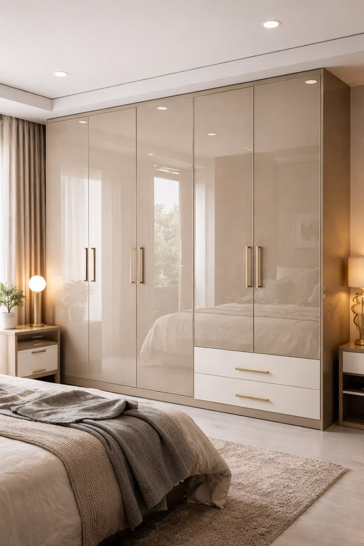 Elegant wardrobe storage
