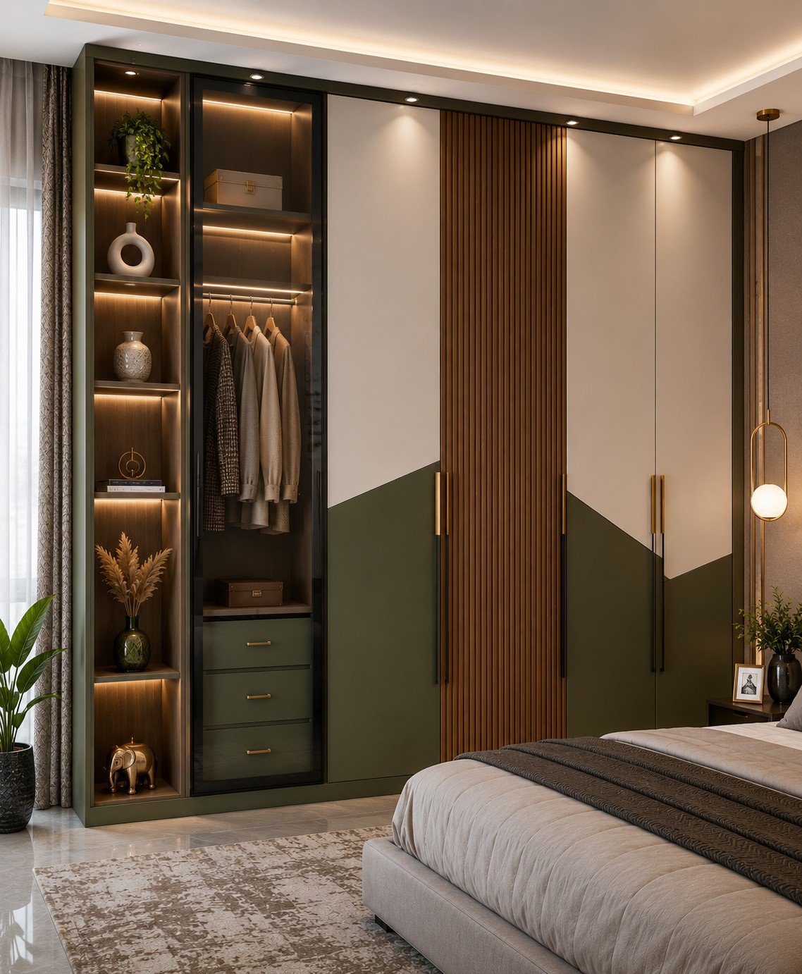 Exquisite wardrobe design