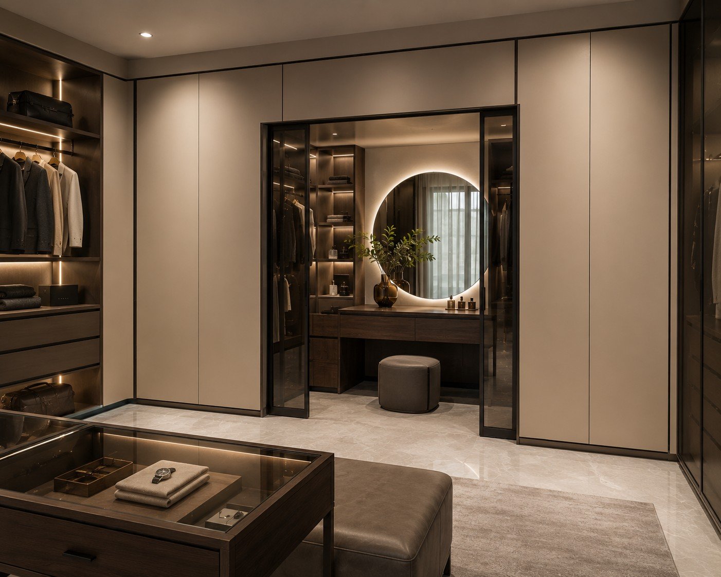 Exquisite wardrobe design